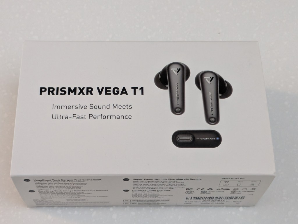 Vega T1 Low Latency Wireless Earbuds
